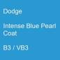 Preview: Dodge, Intense Blue Pearl Coat, B3 / VB3.